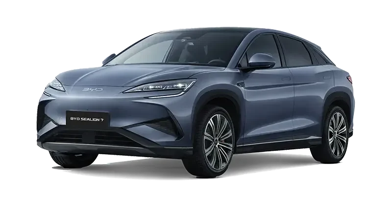 BYD SEALION 7, official front-left three-quarter model image
